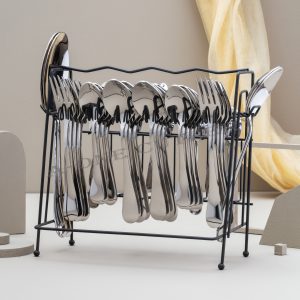 OMEGA STAND SET With Baby Spoon By A-one Cutlery