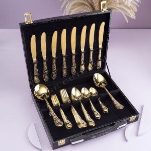 Executive Cutlery Box LM 1 GOLD By A-one Cutlery