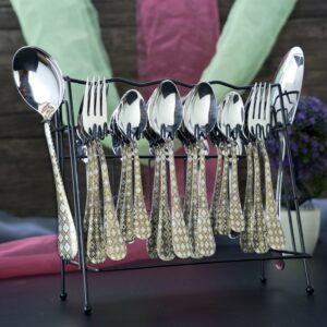 JEWEL LASER Cutlery Set with Stand By A-one Cutlery
