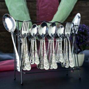LM 1 LASER LASER Cutlery Set with Stand By A-one Cutlery